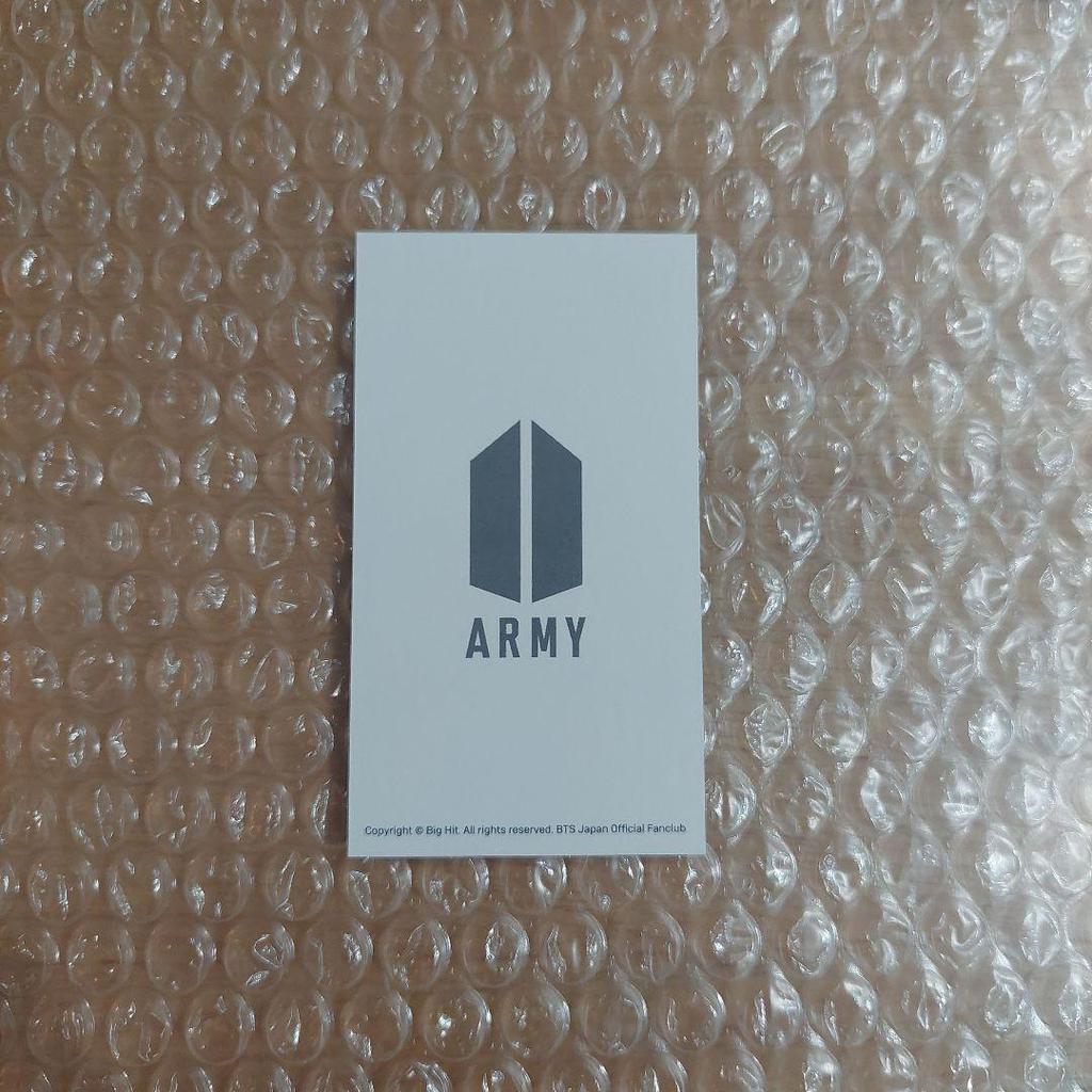 [USED] BTS FC Continuation Happy Ever Trading Card V Official