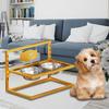 Elevated Pet Bowls Feeding Station Dispenser Portable Stable Base Feeder