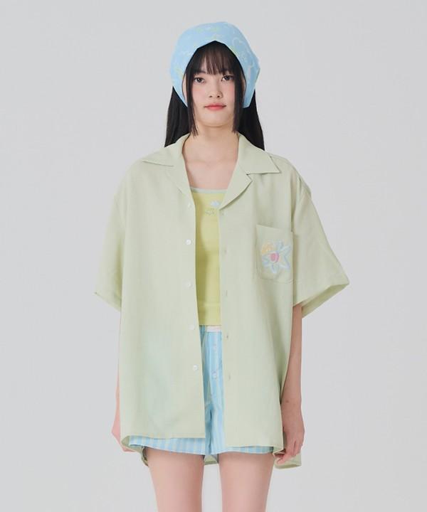 Maishel Hello Maishel Solid Shirt_00403Ts Cream/Free