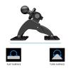 ABS Magnetic Car Phone Holder Support Feature Easy Installation for Drivers Firm Adhesion to Curved Dashboard