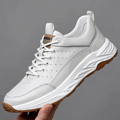 Neue Schuhe für Männer Echtes Leder Casual Schuhe Mode Sport Schuhe Street Fashion Kuh Leder Turnschuhe