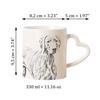 Weimaraner, Grey Ghost - cup with a dog, adorable cup with a heart-shaped handle, universal gift from the Art-Dog brand