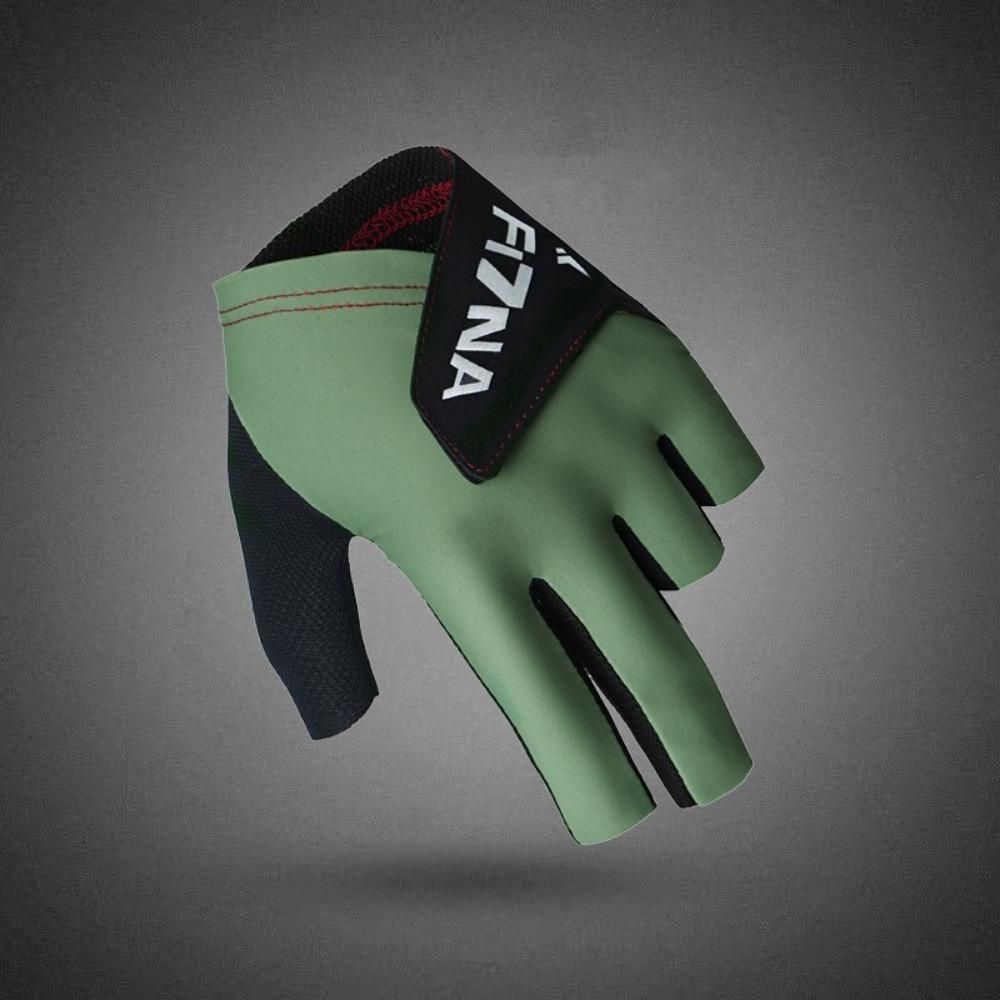 

1PC Snooker Billiard Training Gloves Anti-slip Snooker Glove Fitness Accessories Green-left hand-1pc