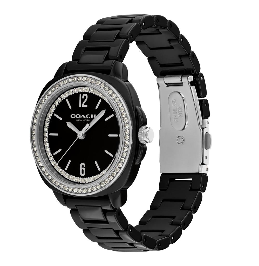 Watch KITT Black Dial Ceramic Strap 14504564 [Coach][Authorized Import] Women's