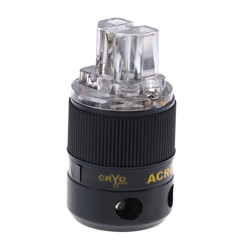 Rhodium Iec C13 Strømplugg Hunn Kobberkontakt Kabelledning Hifi