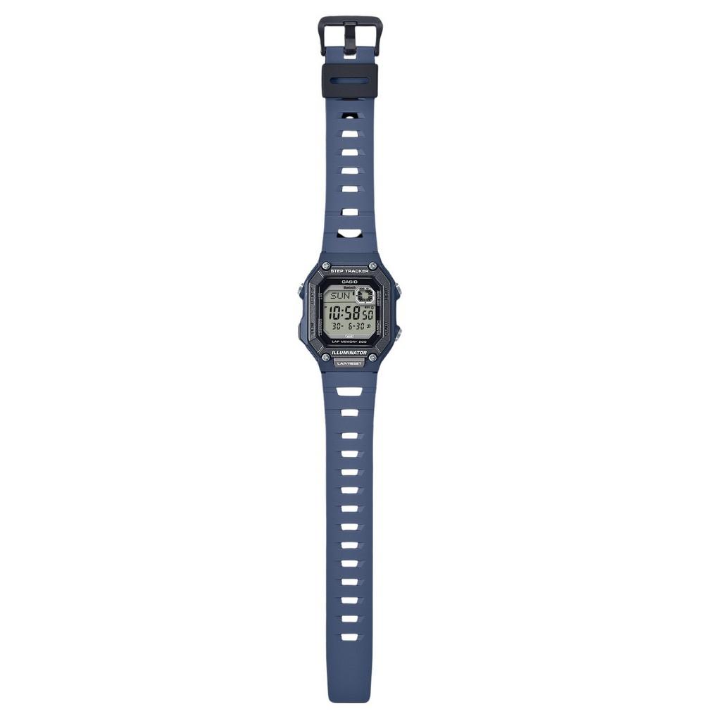 Casio Standardowy cyfrowy zegarek z paskiem na rękę ze smartfonem i żywicą kwarcowy WS-B1000-2AV 100M