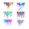 personalizes Fluid Paint Car Sticker Colorful Fluid Auto Sticker excellent  for Auto Enthusiasts Seeking Distinctive Style