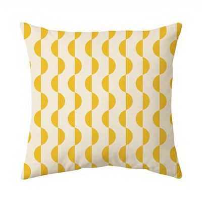 Home Decor Geometric Patterns: Modern & Colorful Cushion Covers Pattern Cushion Cover Suitable For Sofa Bedroom Car Pillow Cover