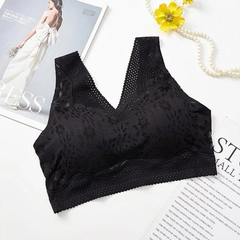 Seamless Lace Plus Size Breathable Bra for Young Girls
