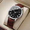 Montres Homme Mode Affaires Montre à Quartz Décontractée à Bracelet en Cuir pour Homme Montre Cadeau Reloj Hombre