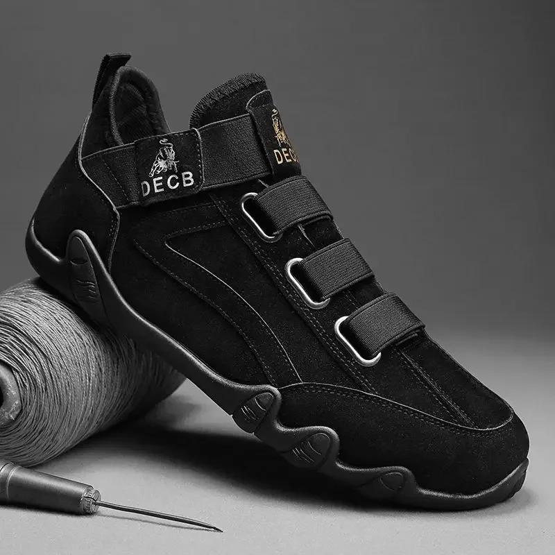 

Мужские вулканизированные туфли Весна Осень Легкие Нескользящие Кроссовки Мужские 2024 Новинки Дизайнерские Роскошные Рабочие Взрослые Социальные 44