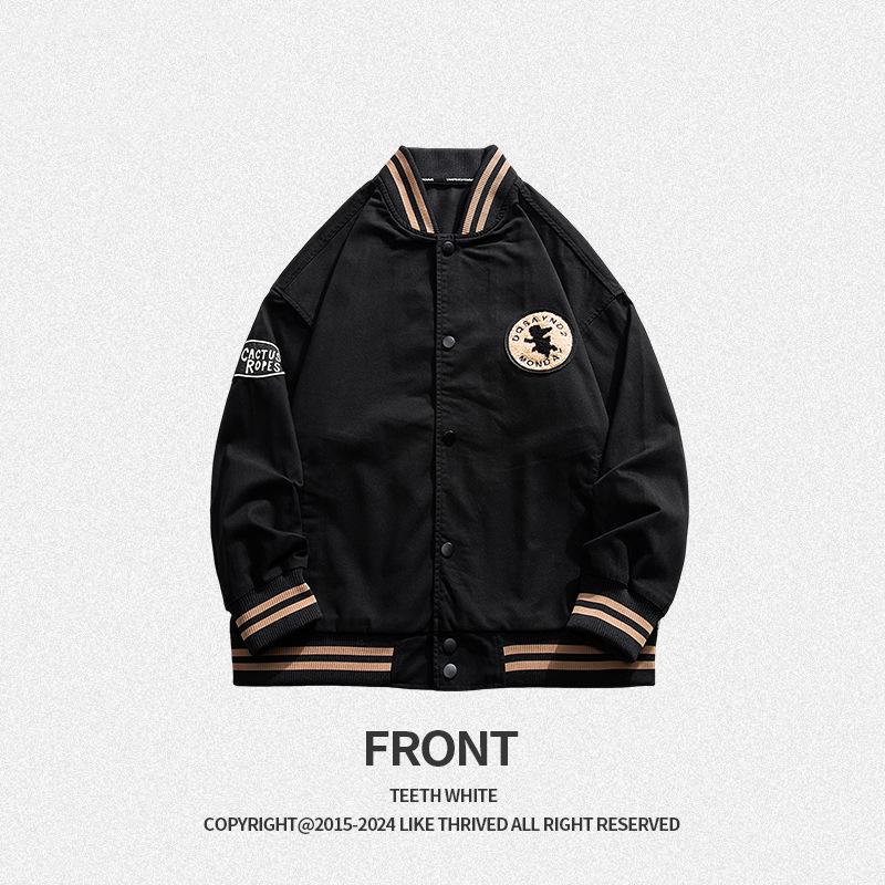 

LEE Men s College Style Baseball Jacket, Trendy Loose Fit, Plus Size, 2025 New Arrival M