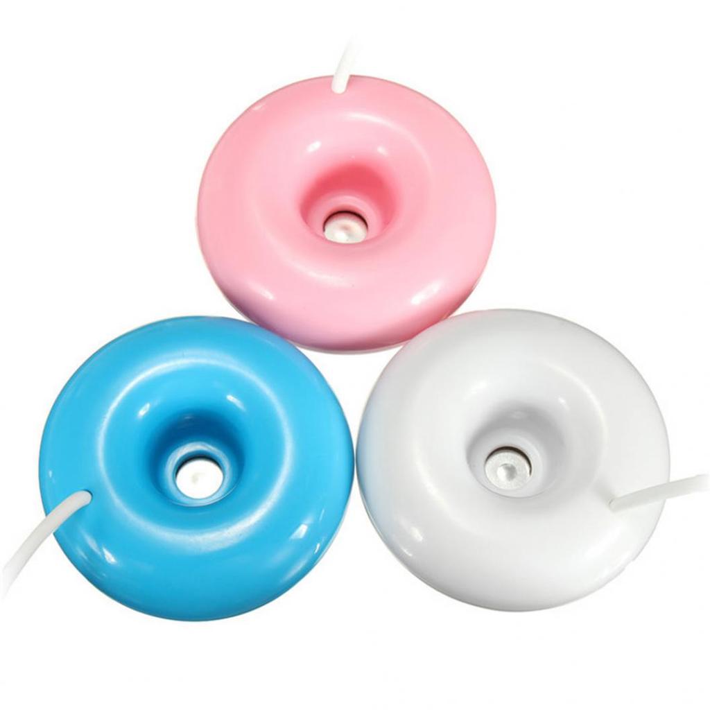 Blue Portable Mini USB Humidifier Doughnut-shaped Small Mist Atomization Spray Humidifying Device for Home Dormitory Office Car Blue Portable Mini USB Humidifier Doughnut-shaped Small Mist Atomization Spray Humidifying Device for Home Dormitory Office Car