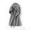 European & American Women's Winter Knitted Hooded Balaclava Beanie Scarf.