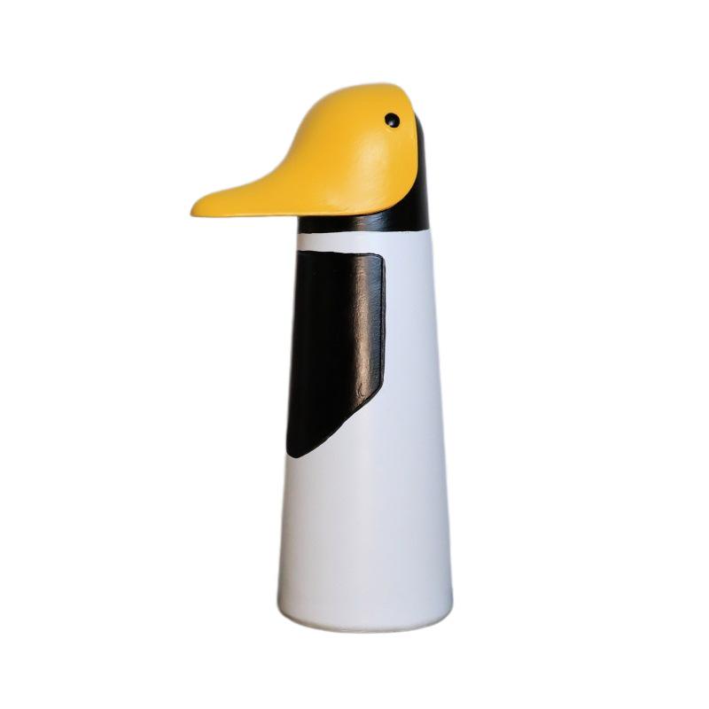 Charming Cartoon Style Yellow-Beaked Duck Resin Ornament for Home Decor