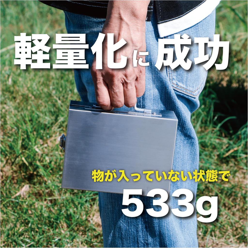 RODGERS Stainless Steel Spice Perfect for Outdoor Cooking and Made In Japan Box, Camping, Kitchen, Condiments, Tools, Storage, BBQs, (RG-OD-SPBOX1N)