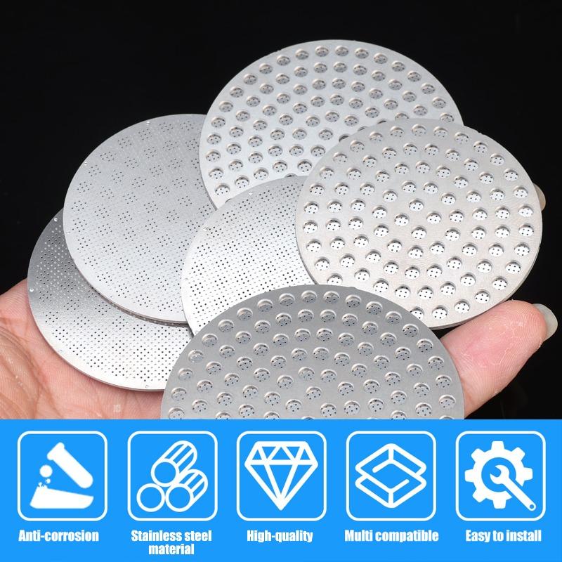 51/53/58mm Doppellagig 304 Edelstahl Kaffeefilter Feines Netz Wiederverwendbarer Kaffee-Siebträger Sieb Professionelles Espresso-Zubehör