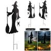 Piquet de Sorcière d'Halloween Décoration Extérieure pour Jardin