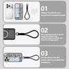 Custodia con Cinturino a Mano Stampa Pesci dell'Oceano Squalo Per iPhone 17 Pro Max iPhone 16 15 14 13 Pro Max Magnetica Per Magsafe Ibrida TPU+PC Copertura Opaca