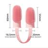 Pet Two-finger Toothbrush Dog Cat Pet Supplies Teeth Cleaning Finger Set Oral Cleaning Tools Pet Two-finger Toothbrush Cat Dog