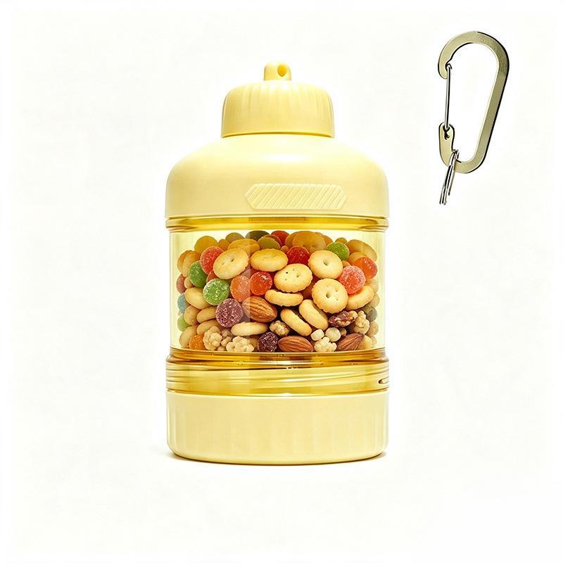 Protein Powder Dispenser Box With And Box For Food Storage Food - Grade Pc, Suitable For Gym Exercise Transparent