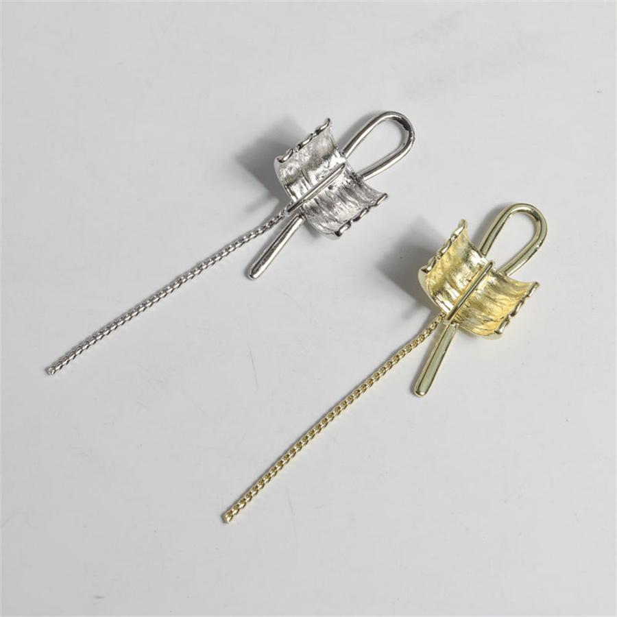 Neuer, niedriger Haargummi mit Schnalle, trendiger Retro-Metallknoten, Haarspange im Punk-Stil, Haaraccessoires für Damen, Kopfbedeckung