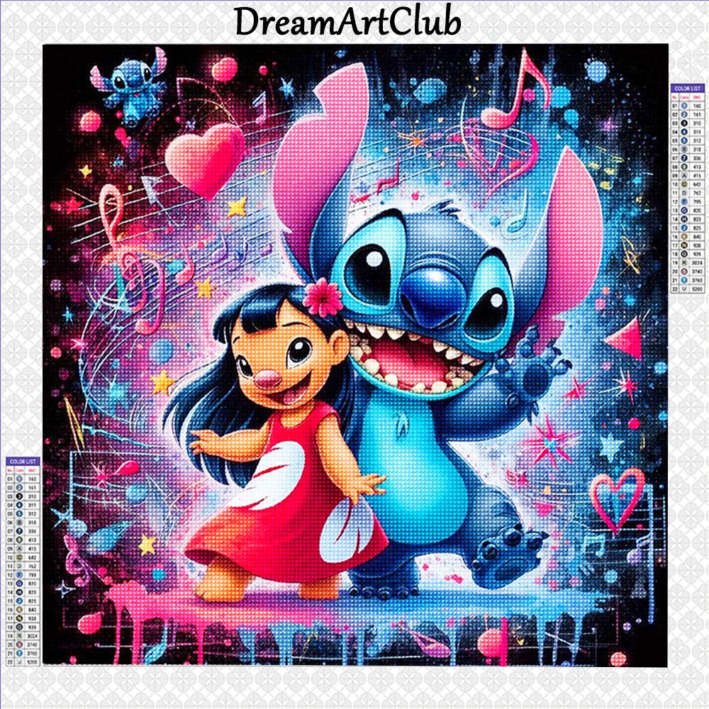 DIY Diamond Painting Stitch Full Diamond Mosaic Cartoon Embroidery Kit Set Wall Decor Handmade Gift