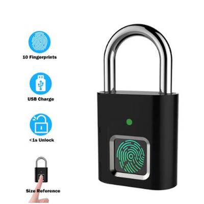 Z30 Smart Biometrische Fingerabdruck-Tür USB-aufladbare Vorhängeschlösser Tragbares Anti-Diebstahl-Fingerabdruckschloss für Taschenschubladen