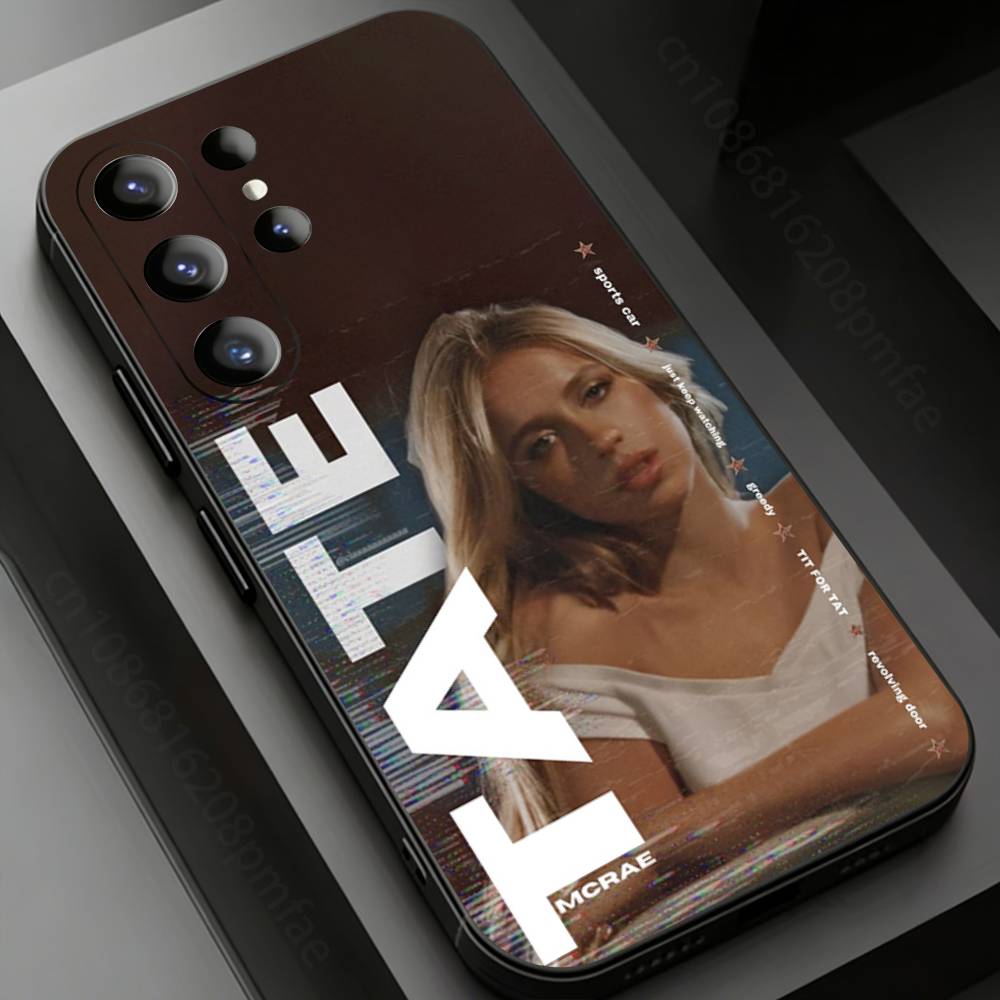 Tate M-McRae Phone Case for Samsung Galaxy S20,23 Ultra S24,22 Plus S25,26,21FE TPU Cover