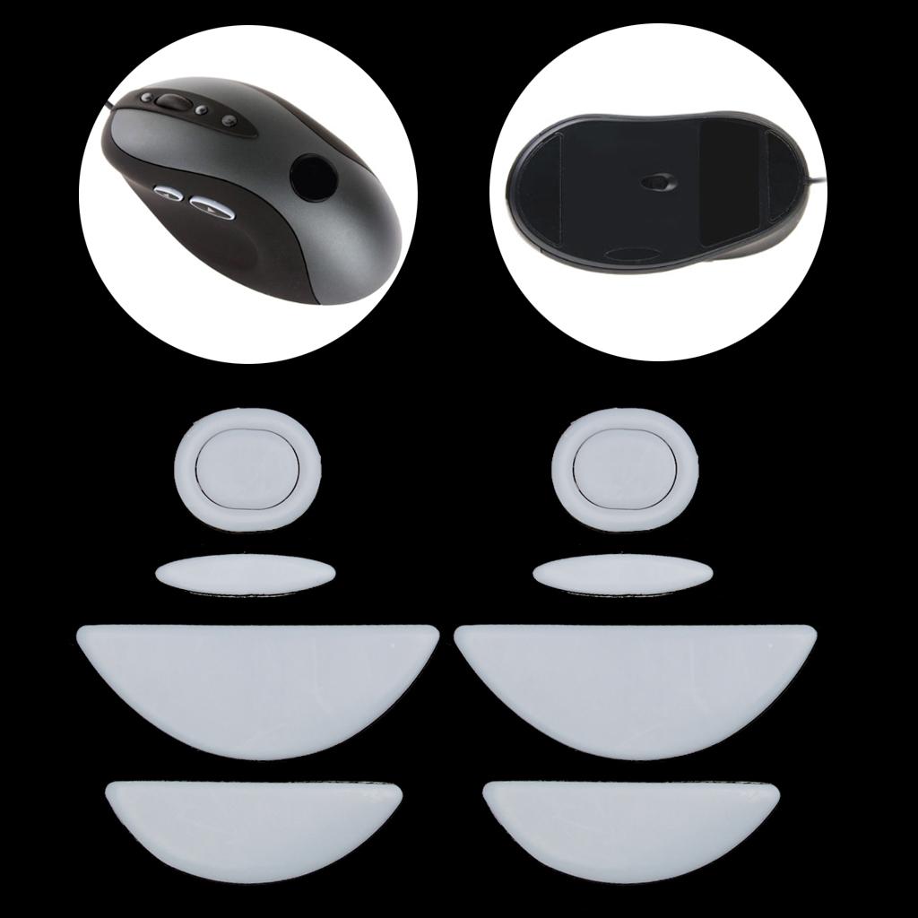 2 Sets/pack Tiger Gaming Mouse Feet Mouse Skate For MX518 /G400S White Mouse Glides Curve Edge