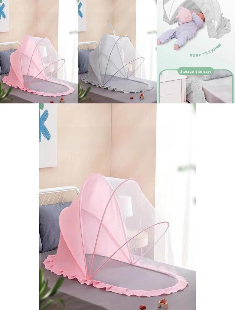 Baby Bed Mosquito Net With Foldable Design For Newborn And Infant Sleep Protection
