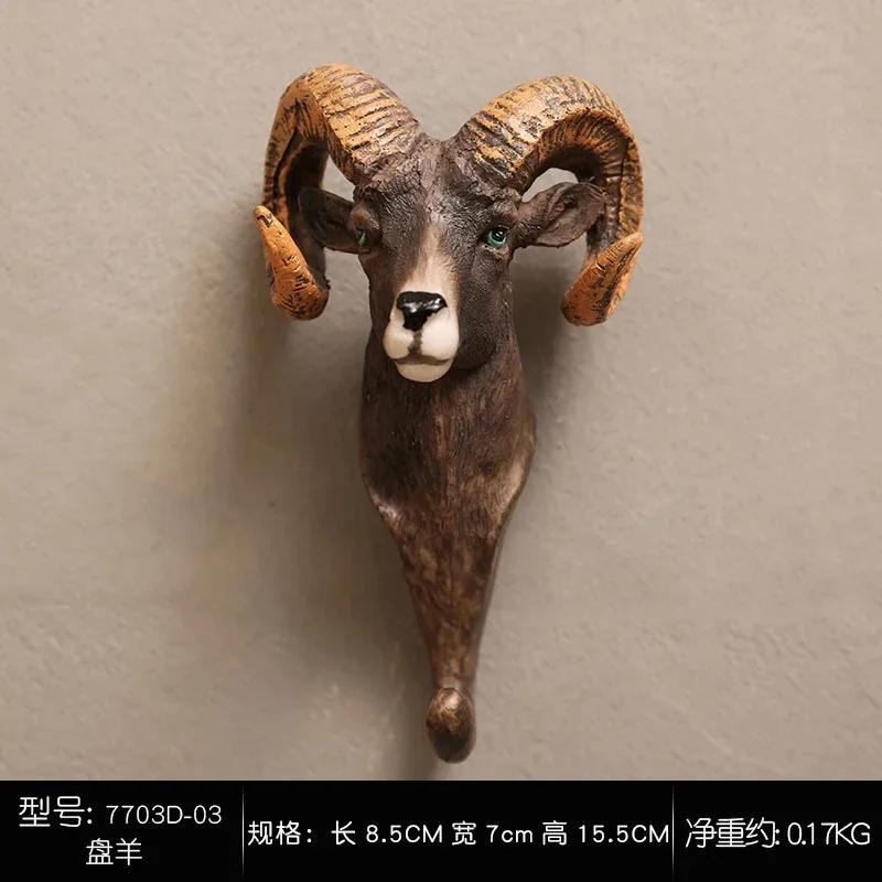 Vintage Animal Hooks Personalized Wall-Hanging Ornaments Functional & Fun Decor