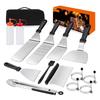 Barbecue Tool Set Outdoor BBQ Stainless Steel Teppanyaki Spatula Tools Barbecue Set
