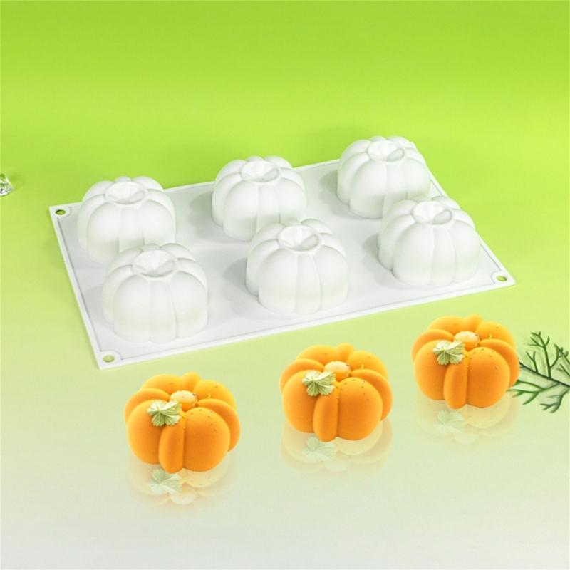 Food Grade Silicone Cake Mould With 6 Large Cavities Heat Resistant Baking Equipment For Family Party Treat