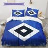 Hamburger SV Pattern Bedding Home Decoration Birthday & Festival Gift (1 * Duvet Cover + 2 * Pillowcase, Without Core)