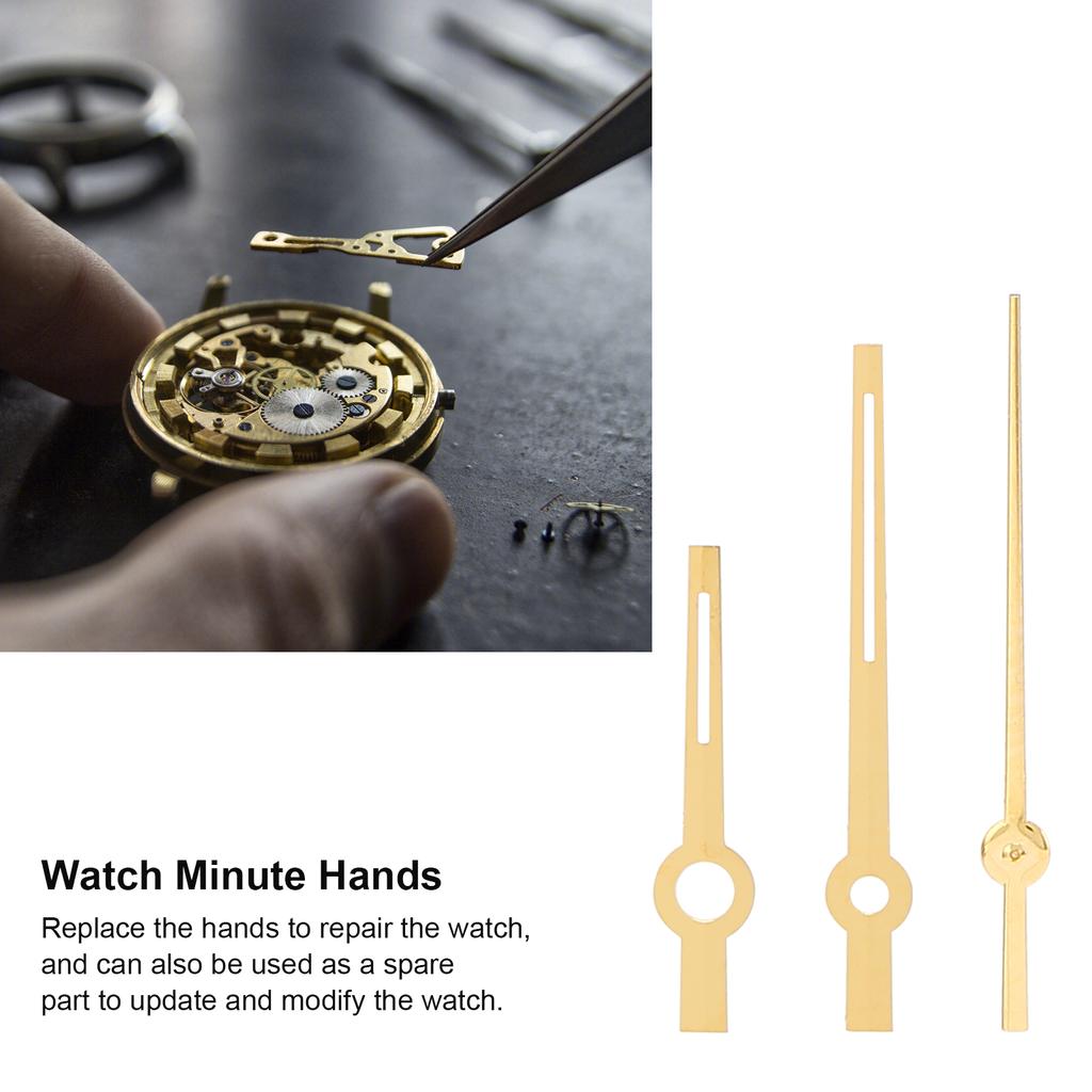 Luminous Watch Hands Hour Minute Second Hands Watch Spare Parts for 1570 Movement