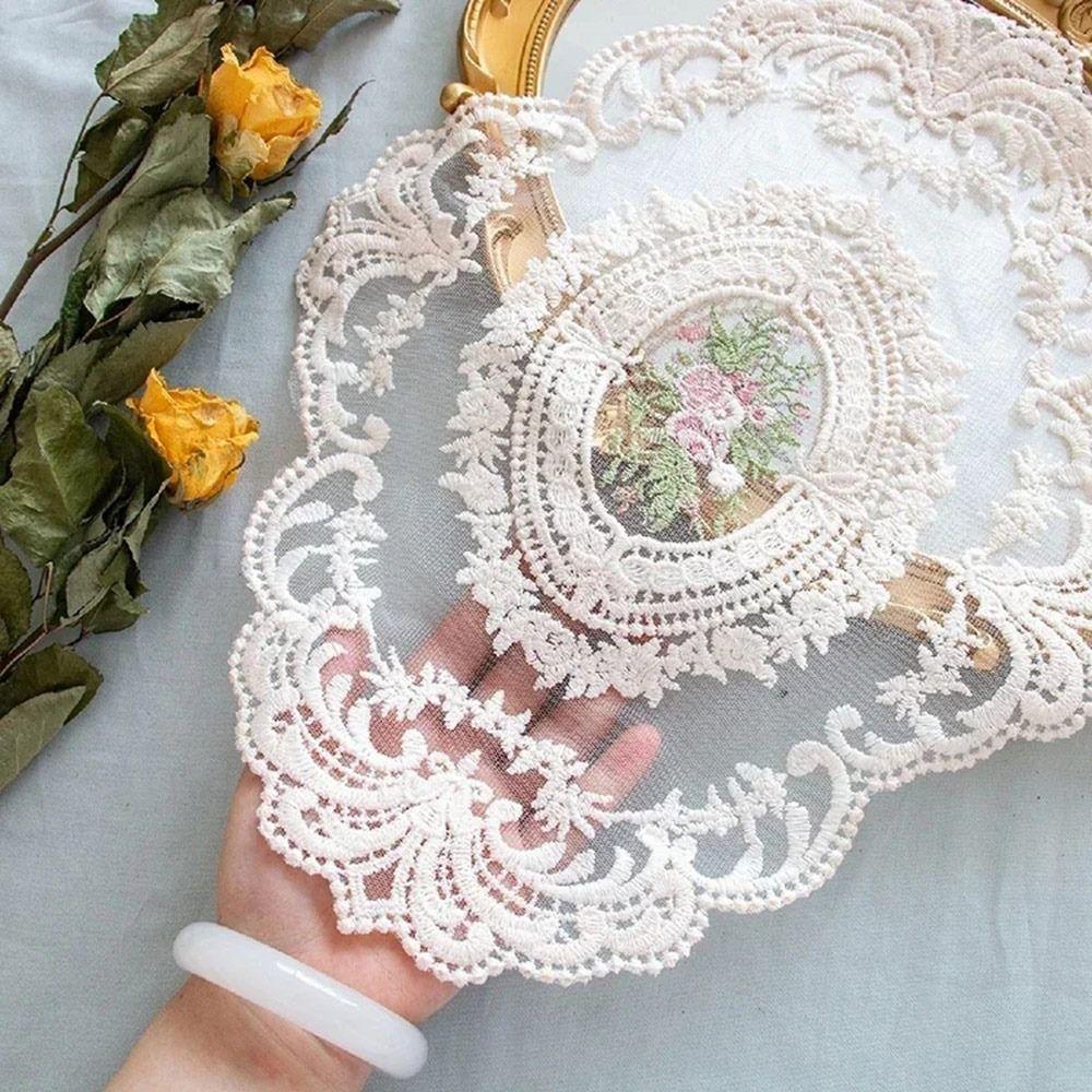 Napkin Lace Embroidered Coaster Kitchen Accessories Party Wedding Home Decorations Table Cover Photo Prop Retro Vintage