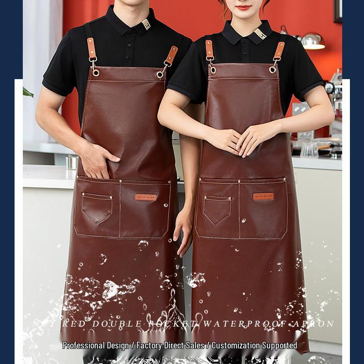 Custom Logo Kitchen Catering Waist Apron for Employees
