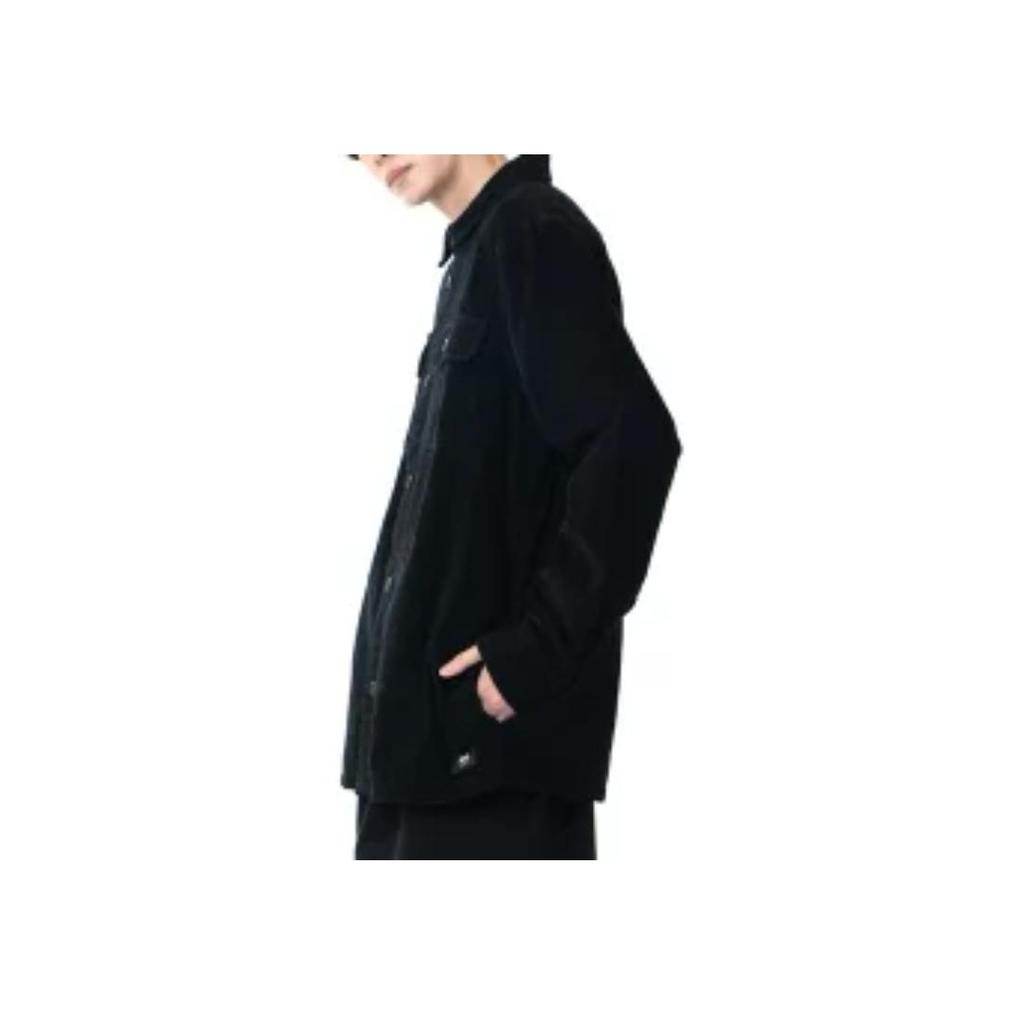Vans Waffle Corduroy Long Sleeve Shirt Men tops Black VN000639BLK