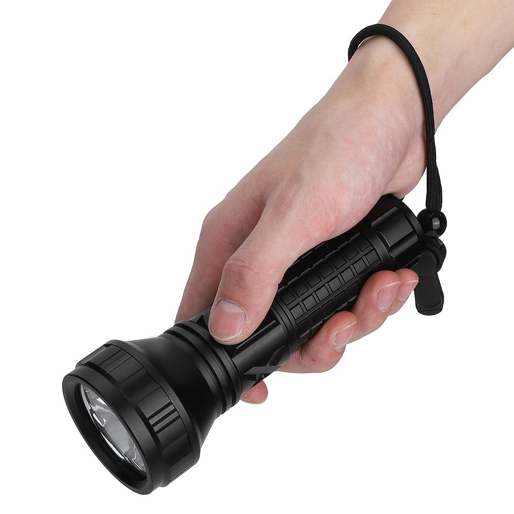 SST40 LED Flashlight USB Rechargeable 7000K 1600lm 3 Lighting Mode IPX5 Waterproof for Outdoor