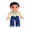 Big Building Blocks Boy Girls Family Policemen Figures Doll Compatible Duplos Children Kids Self Locking Bricks Assemble Toys