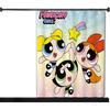 Shower Powerpuffs Girlss Curtain Waterproof Polyester Fabric Paint Colorful Bath Curtains Home Bathroom Decor Curtain With Hook