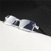 11 pairs frameless borderless reading glasses unisex fashion simple lightweight clear vision