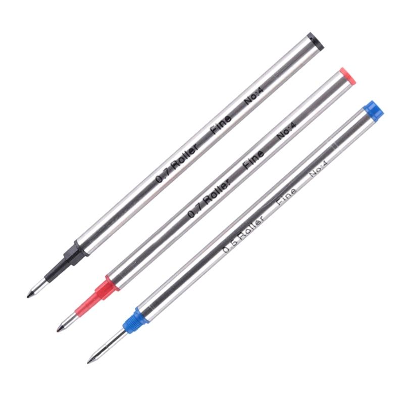 10Pcs Replacement Ballpoint Pen Refills Metal Ballpoint Refill Universal Pen Refills 0.5mm OR 0.7mm For Daily Writing