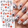New Nail Art Stickers Halloween Funny Fun Cute Ghost Moon Pumpkin Spider Nail Art Stickers