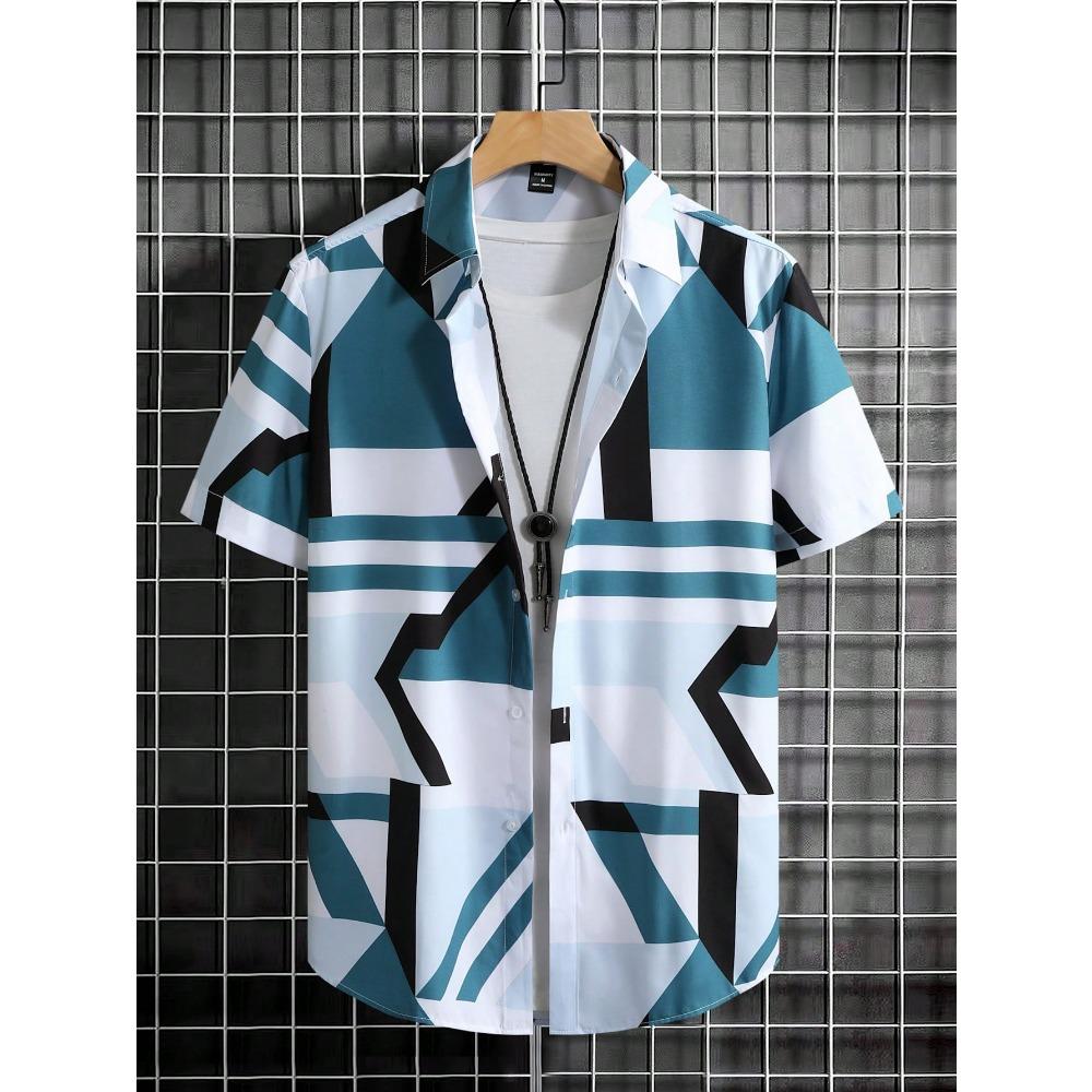 Manfinity Hypemode Men Geo Print Shirt Without Tee