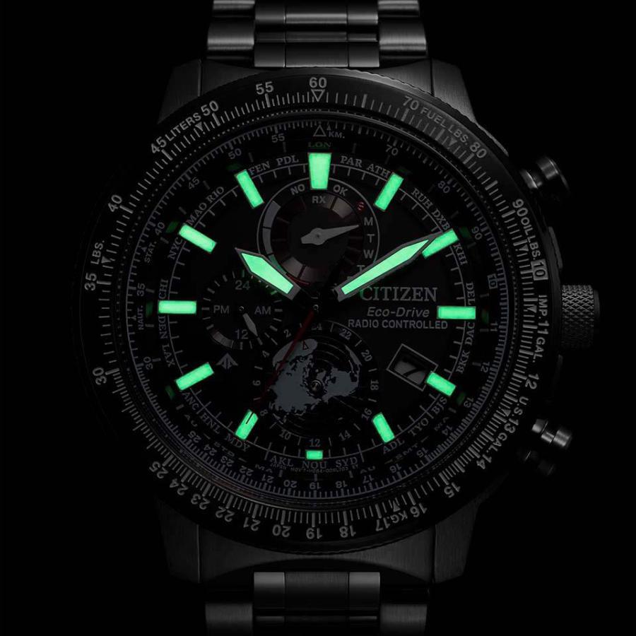 Citizen PROMASTER 20 ATM Water Pilot Black BY3005-56G Men's Watch, Resistant, Watch/Eco-Drive/Radio-Controlled