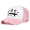 Cappello in Rete da Uomo Stile Street Hip Hop Cappello da Donna per Uso Esterno Cappello Protezione Solare Cappello da Ciclismo Skateboard Cappello da Indossare Quotidiano Cappello da Baseball Ultimo Cinque Stelle