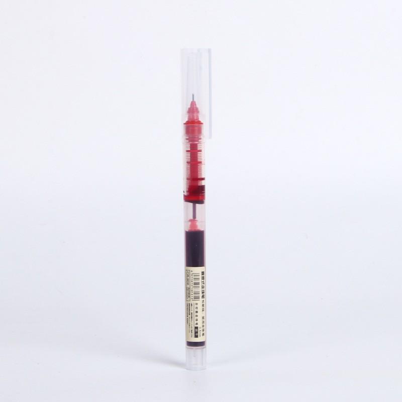 Quick-drying 0.5mm Needle Tip Rollerball Gel Pens for Students - Black and Red.
