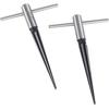 2Pcs 3-13mm/5-16mm Bridge Pin Hole Hand Held Tapered Reamers 6 Fluted Chamfer Reaming Guitar Woodworker Luthier Tool